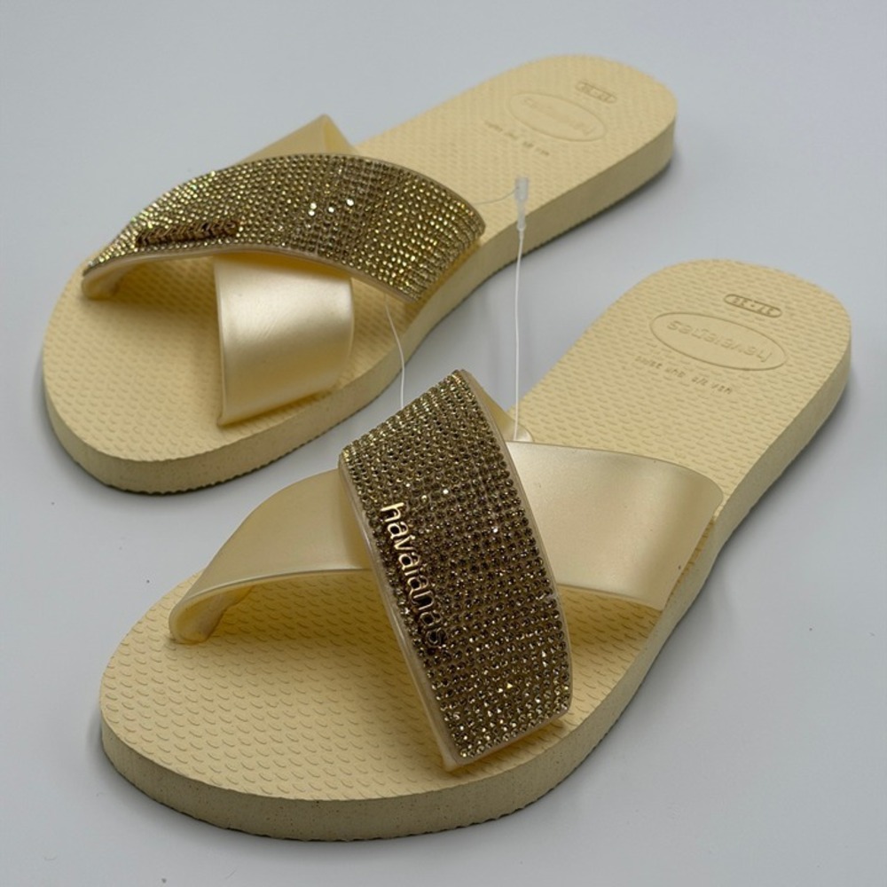SNDL0056 W's 7/8 Havaianas Champagne Radiance sandals / fashion slides